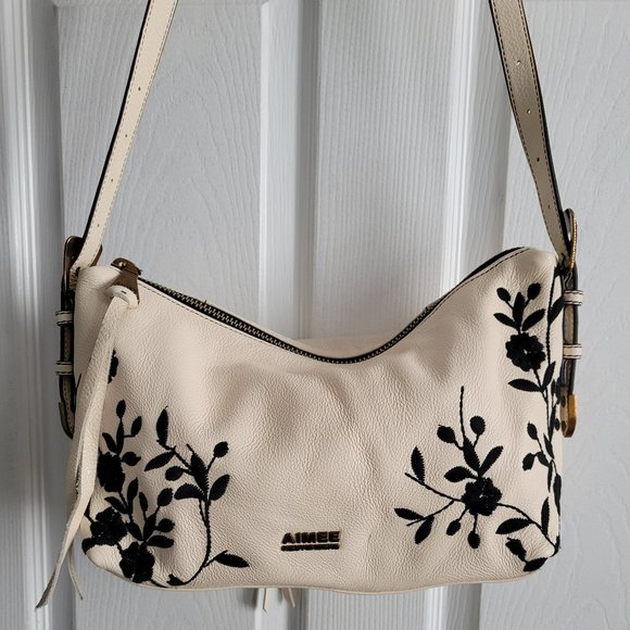 Aimee Kestenburg Embroidered Leather Shoulder Bag - Picture 1 of 16
